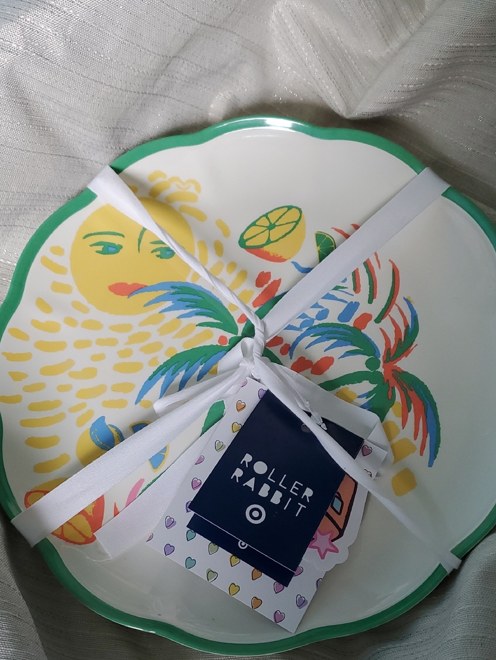 Roller Rabbit x Target Vacation Melamine Salad Plate Set